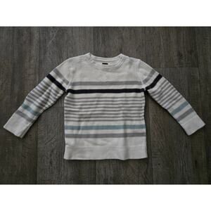 TEA COLLECTION Boys Multi-stripe Sweater Cardigan Size XS 2-3